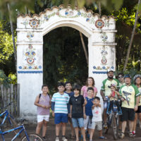 Začátek batayporské cyklojízdy