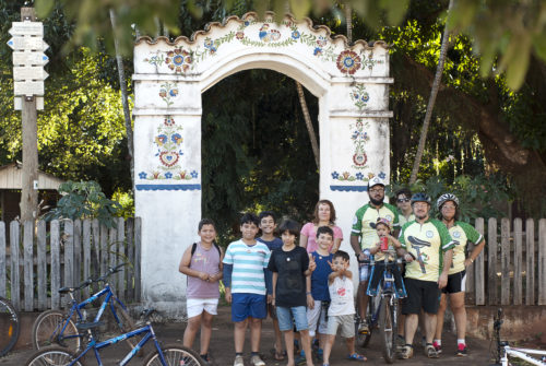 Začátek batayporské cyklojízdy